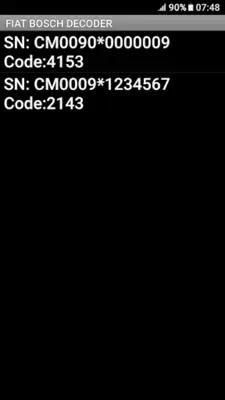 Bosch_Fiat_Radio_Code_Decoder android App screenshot 0