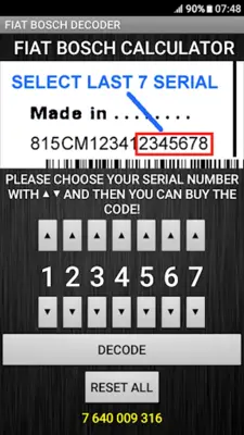 Bosch_Fiat_Radio_Code_Decoder android App screenshot 2