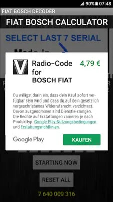 Bosch_Fiat_Radio_Code_Decoder android App screenshot 3