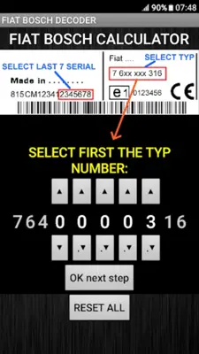 Bosch_Fiat_Radio_Code_Decoder android App screenshot 6